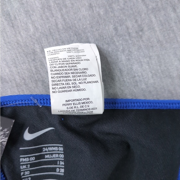 Nike HydraStrong Lace Up Tie Back One Piece Swimsuit - Picture 12 of 14